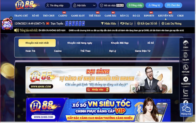 Chương trình Khuyến mãi QH88